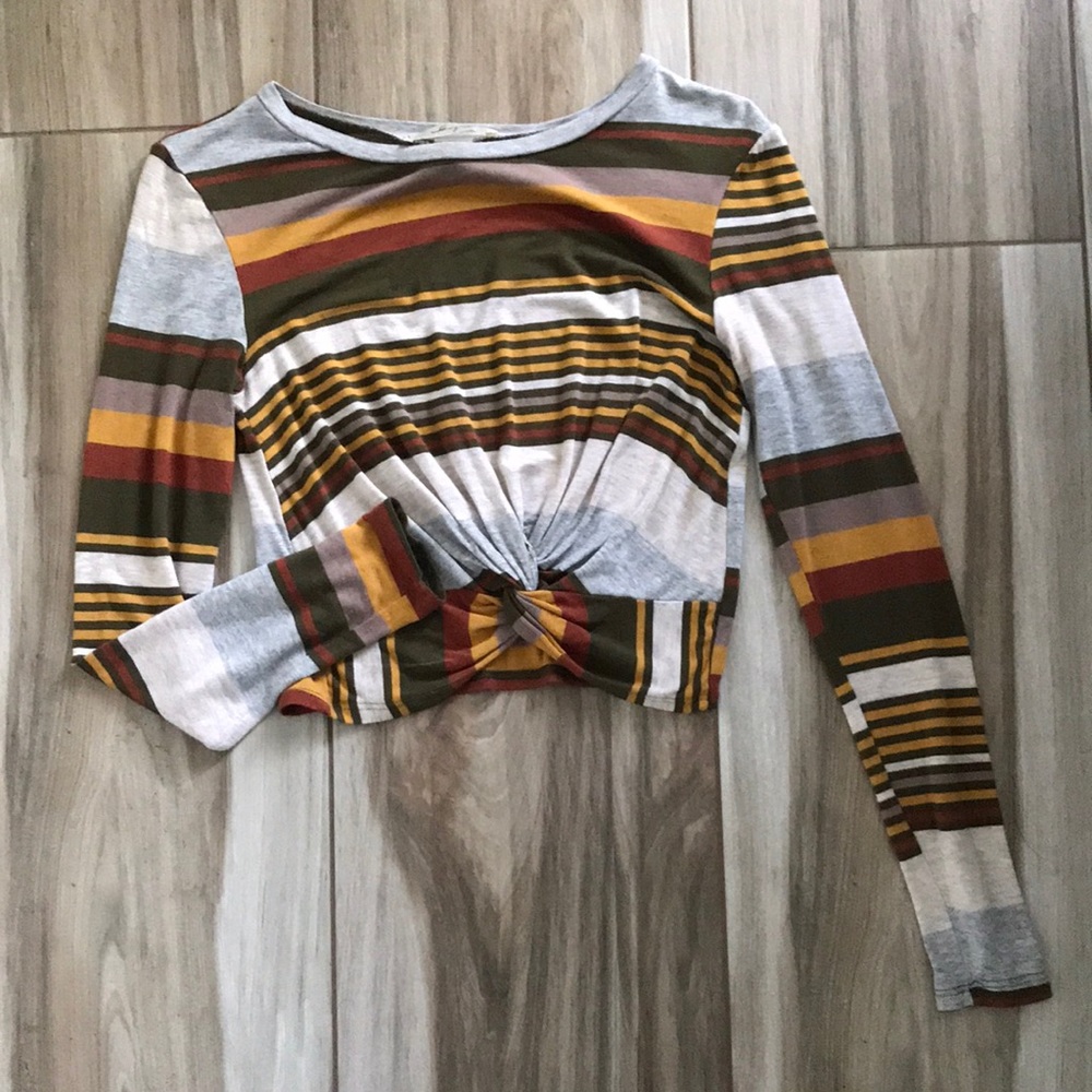 Stripped crop top